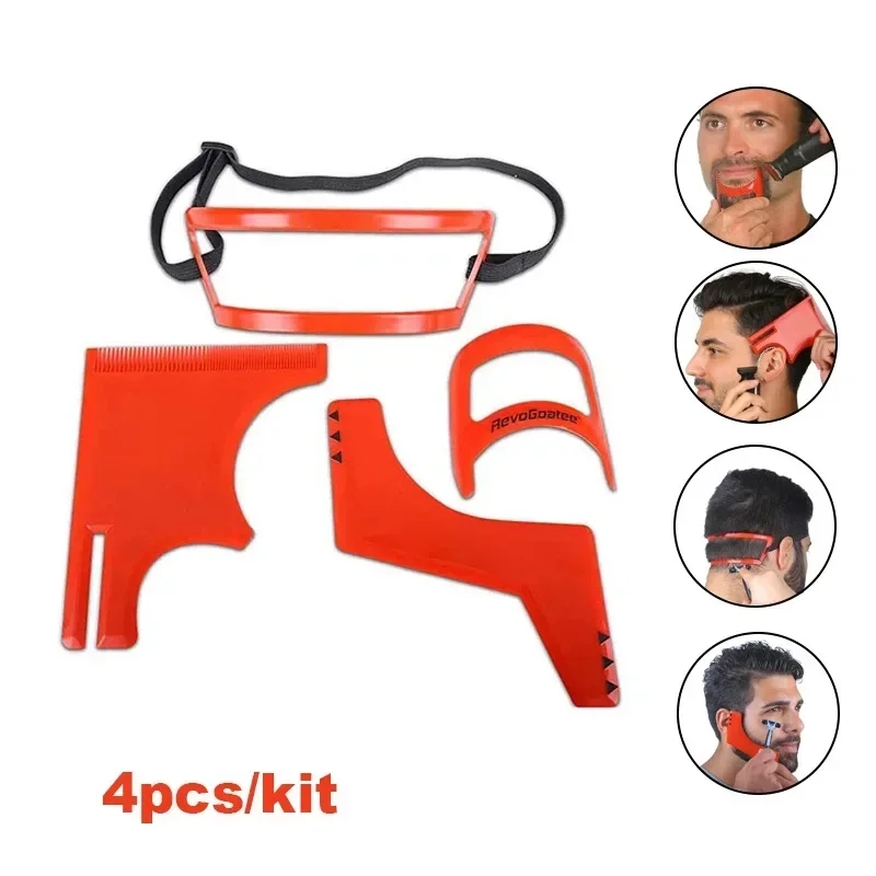 Grooming Men'S Hair - 2/4Pcs Men's Beard Combs Hair Trimmers