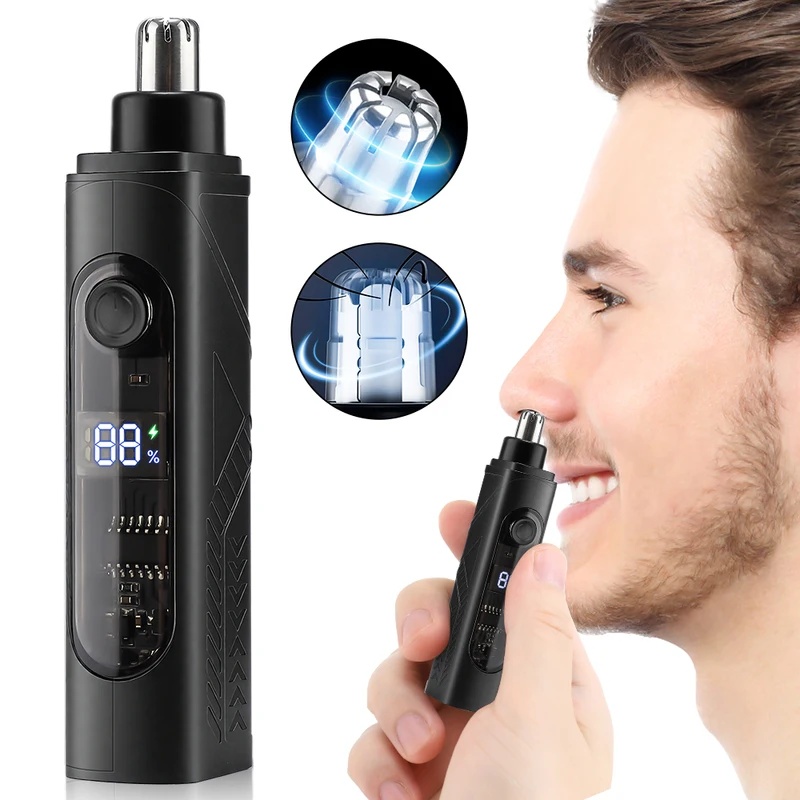 Men'S Grooming Facial - Rechargeable Nose Hair trimmer and Facial