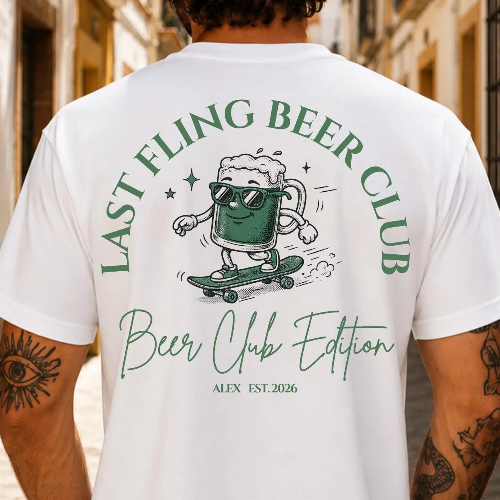 Men'S Grooming Club - Last Fling Beer Club T Shirt