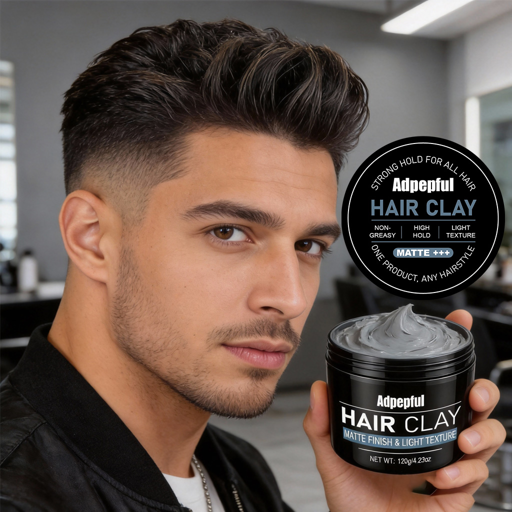 Pomade Hair Clay - Adglamful Matte Styling Clay 120g Strong