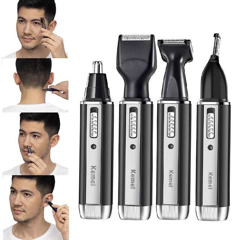 Men'S Grooming Facial - Kemei Rechargeable Electric All In One