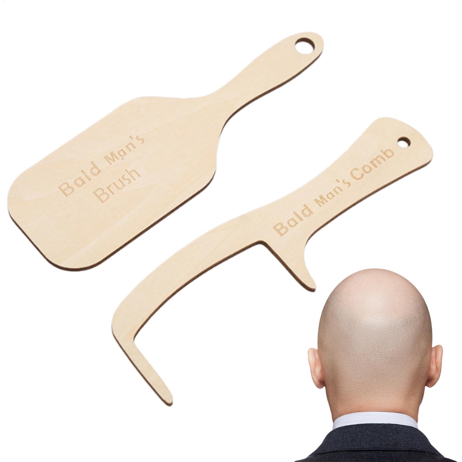 Men'S Grooming Tool - 2pcs Funny Bald Man Grooming Tool