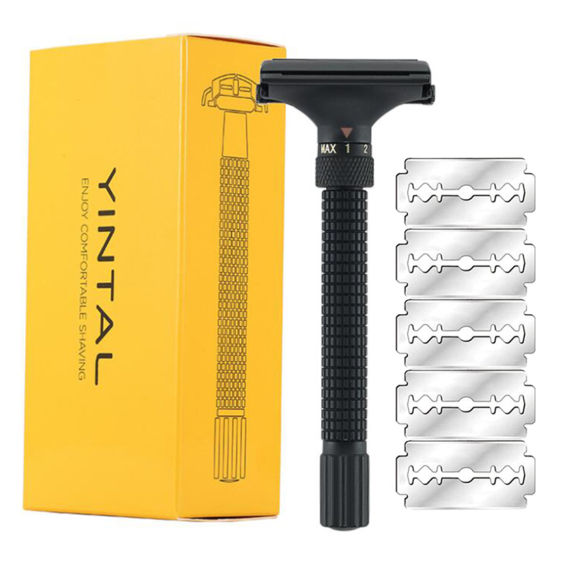 Men'S Grooming Blade - Adjustable Precision Men's Razor - Double