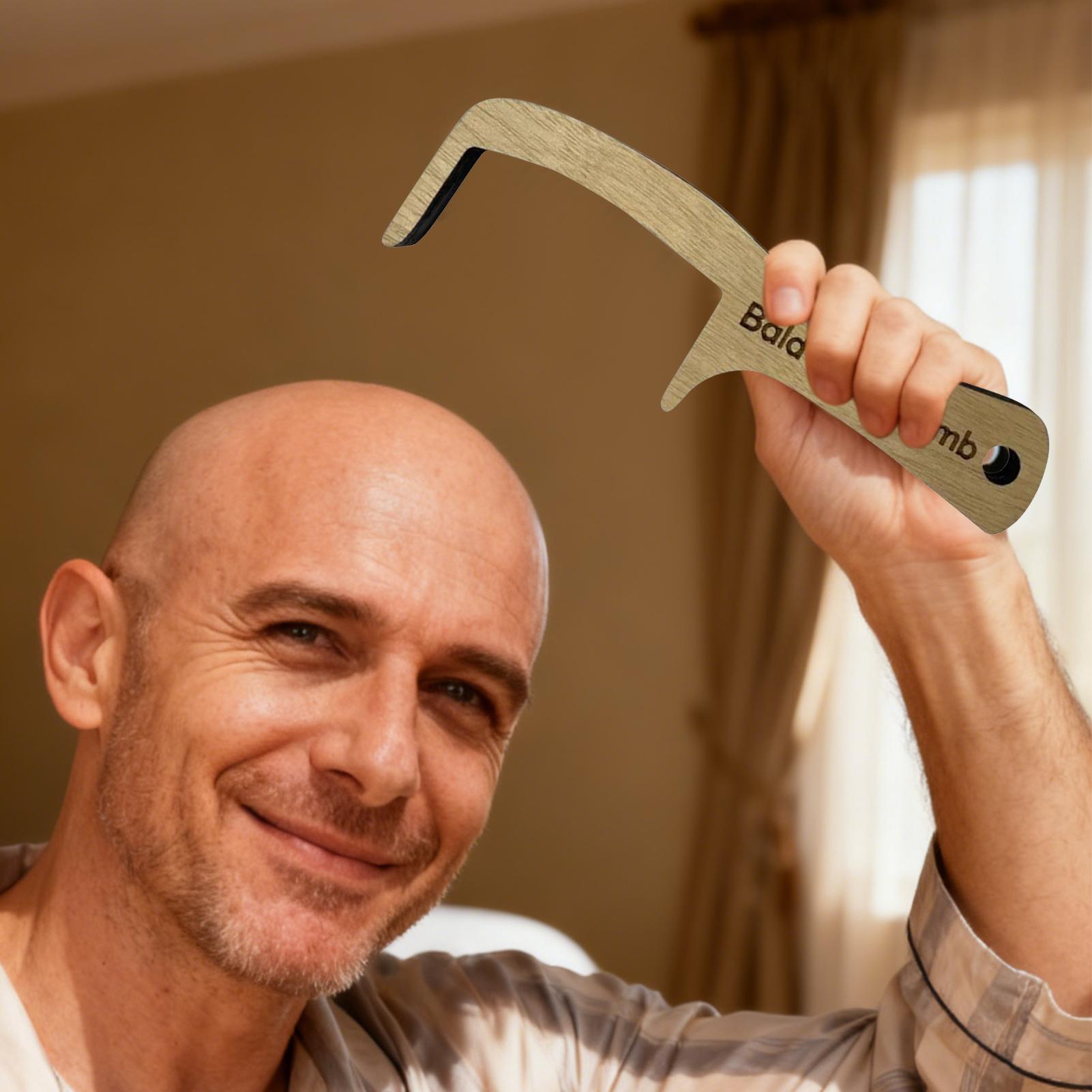Bald Man Comb Funny Prank Groo - Men'S Grooming Tool 评论和价格
