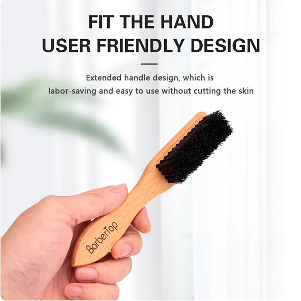 Barbershop Wooden Handle Boar  - Grooming Men'S Hair 评论和价格