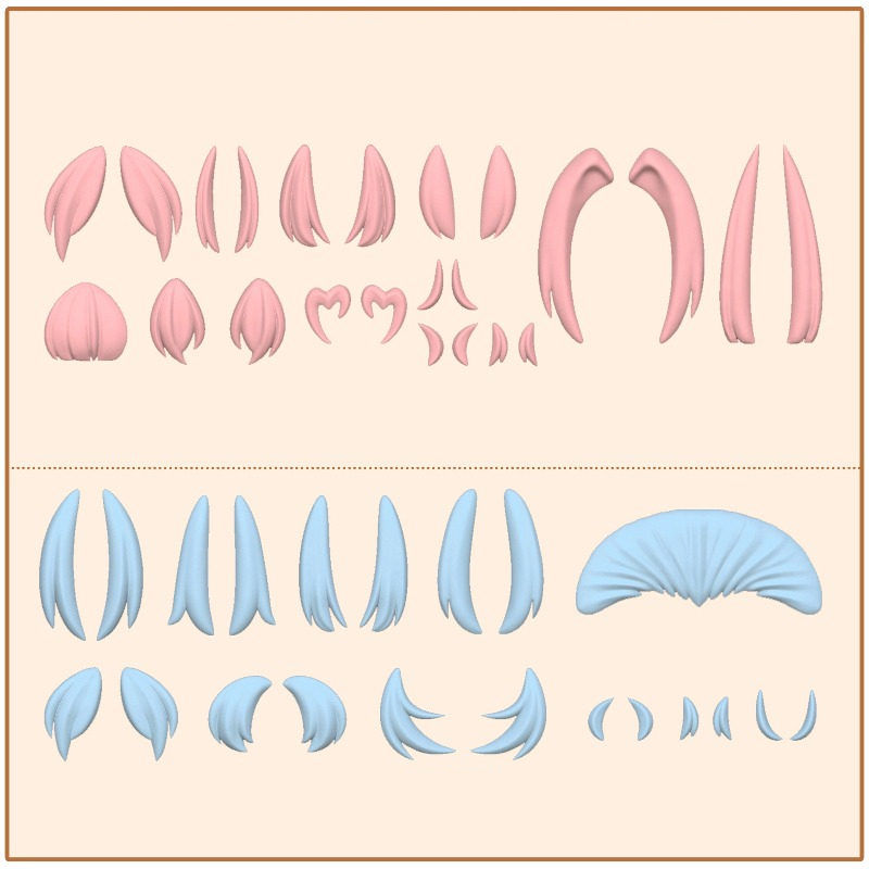 Clay Bangs Silicone Mold Handm - Pomade Hair Clay 评论和价格