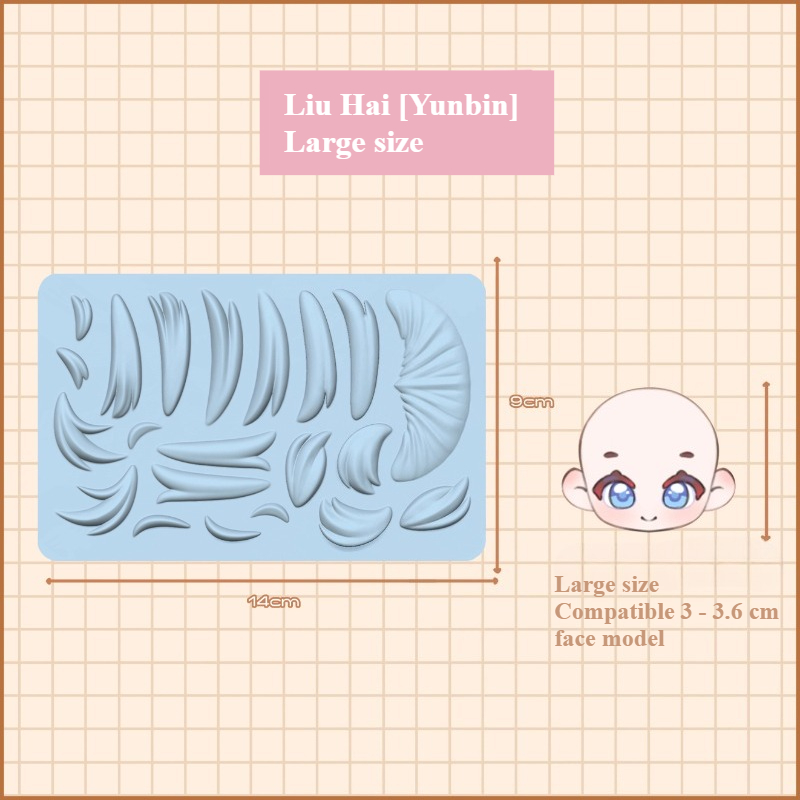 Clay Bangs Silicone Mold Handm - Pomade Hair Clay 评论和价格