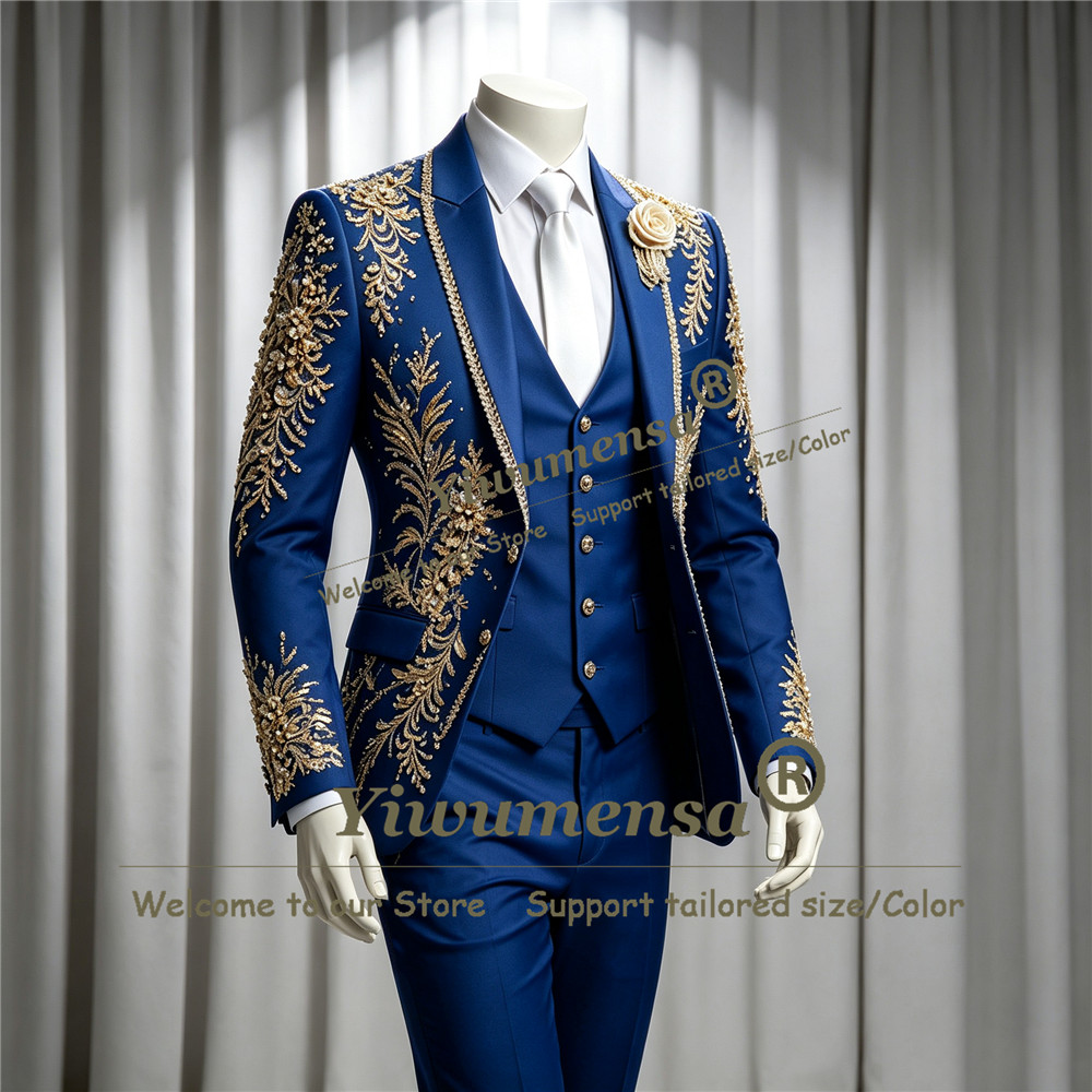 Luxury Crystals Beadwork Suit  - Mens Grooming Kit Luxury 评论和价格