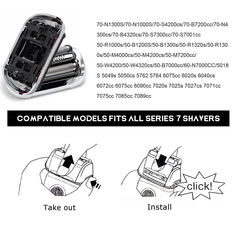 Replace Electric Shaver Head F - Men'S Grooming Trimmer 评论和价格