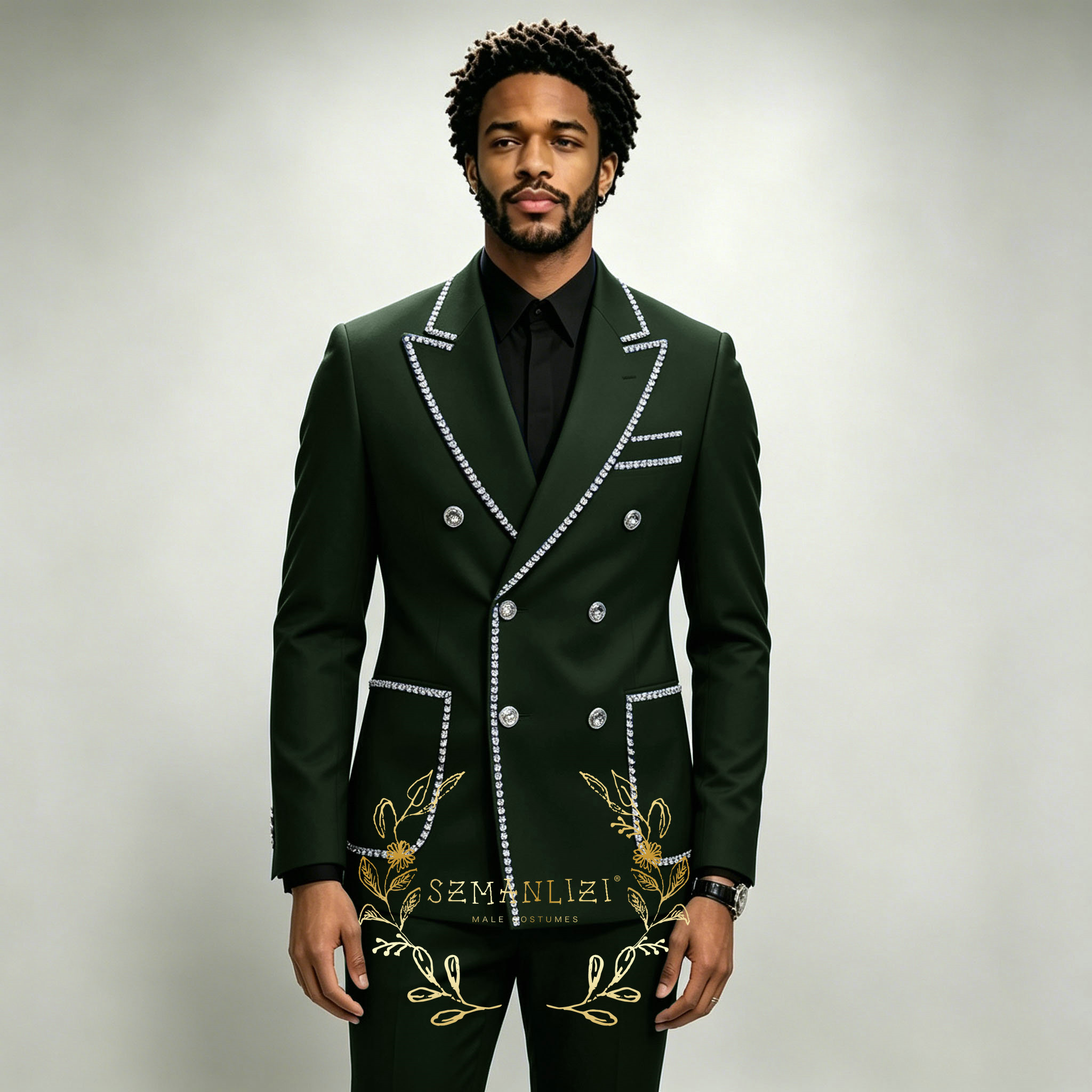 Luxury Men's Suits 2 Pieces Ro - Mens Grooming Kit Luxury 评论和价格