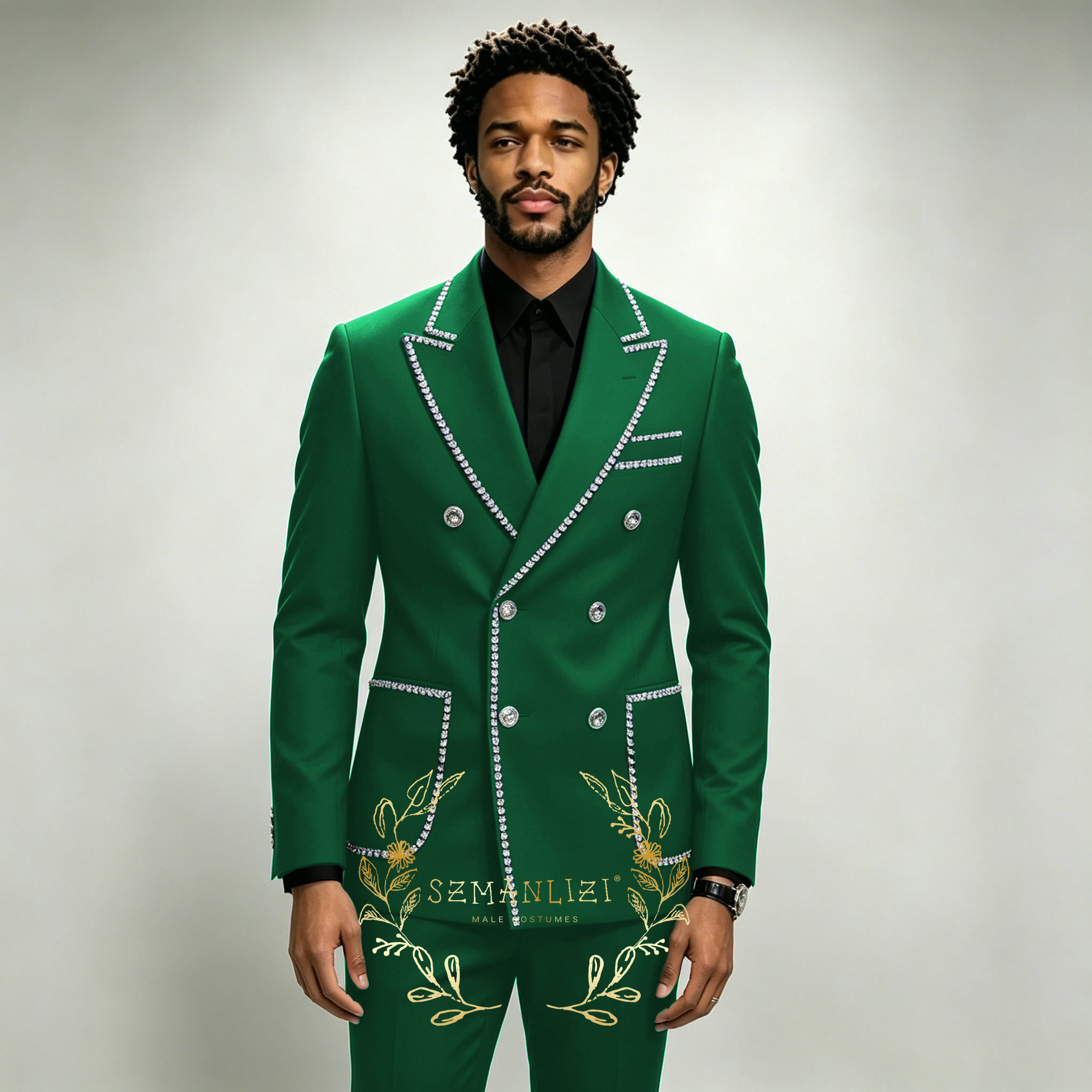 Luxury Men's Suits 2 Pieces Ro - Mens Grooming Kit Luxury 评论和价格