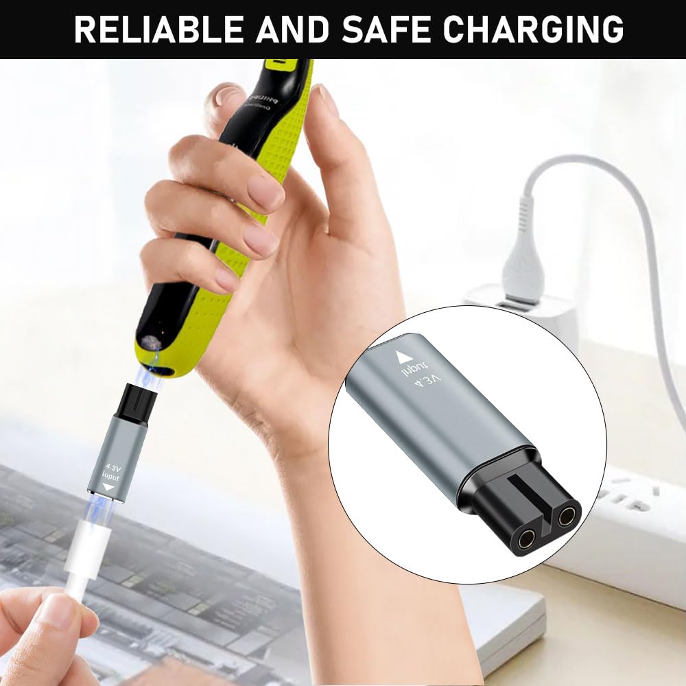 4.3V Type-C Shaver Adapter Cha - Men'S Grooming Trimmer 评论和价格