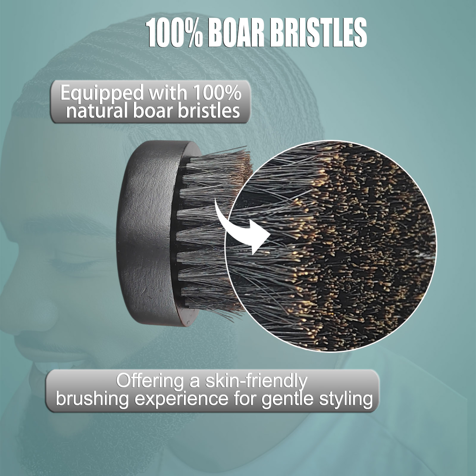 Round Beard Brush for Men – 10 - Men'S Grooming Facial 评论和价格