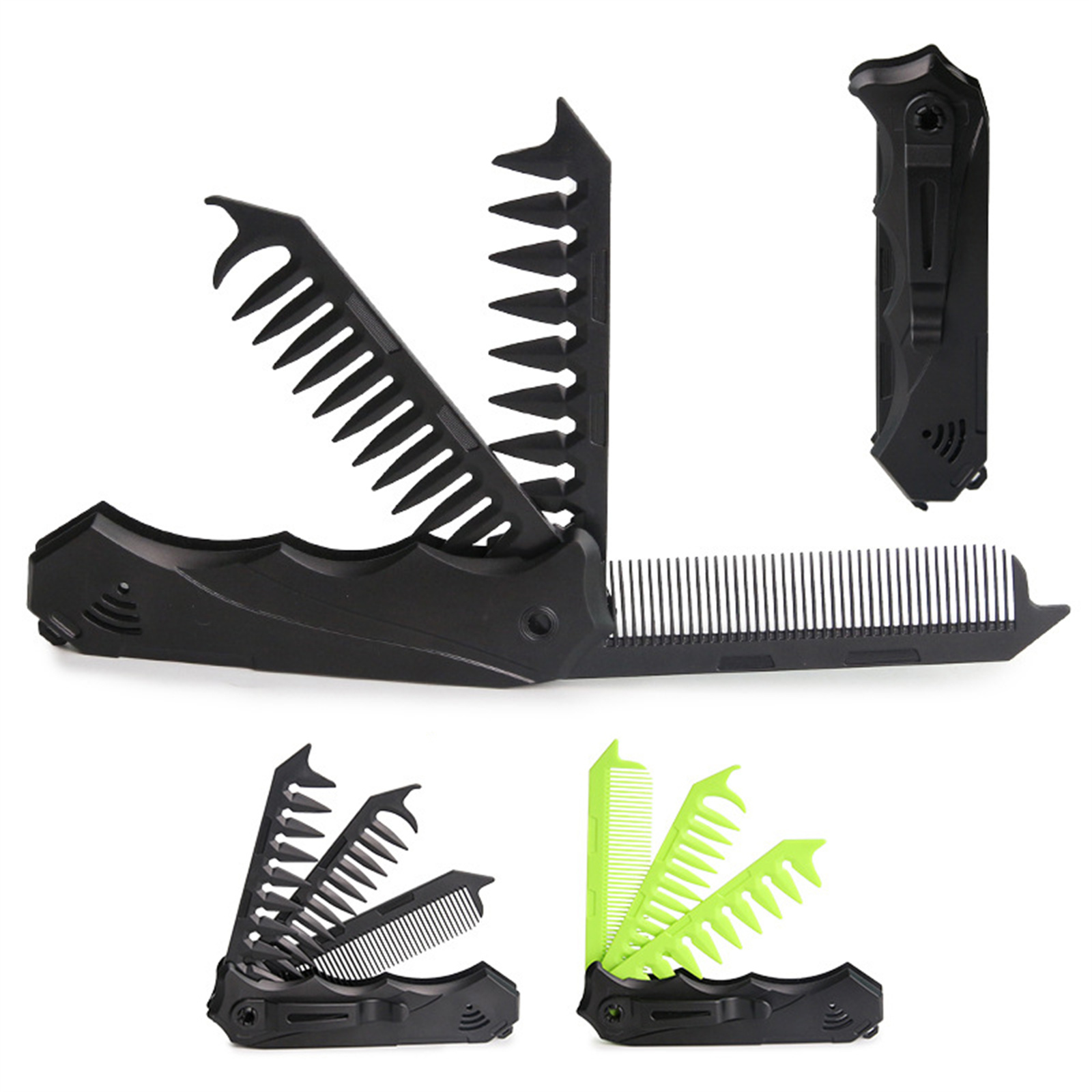 Dual Tooth Folding Comb for Me - Men'S Grooming Tool 评论和价格