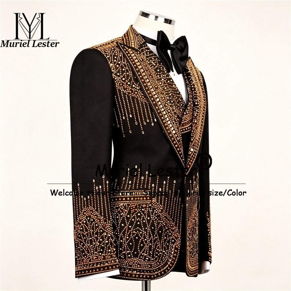 Luxury Men's Suits 3 Piece Set - Mens Grooming Kit Luxury 评论和价格
