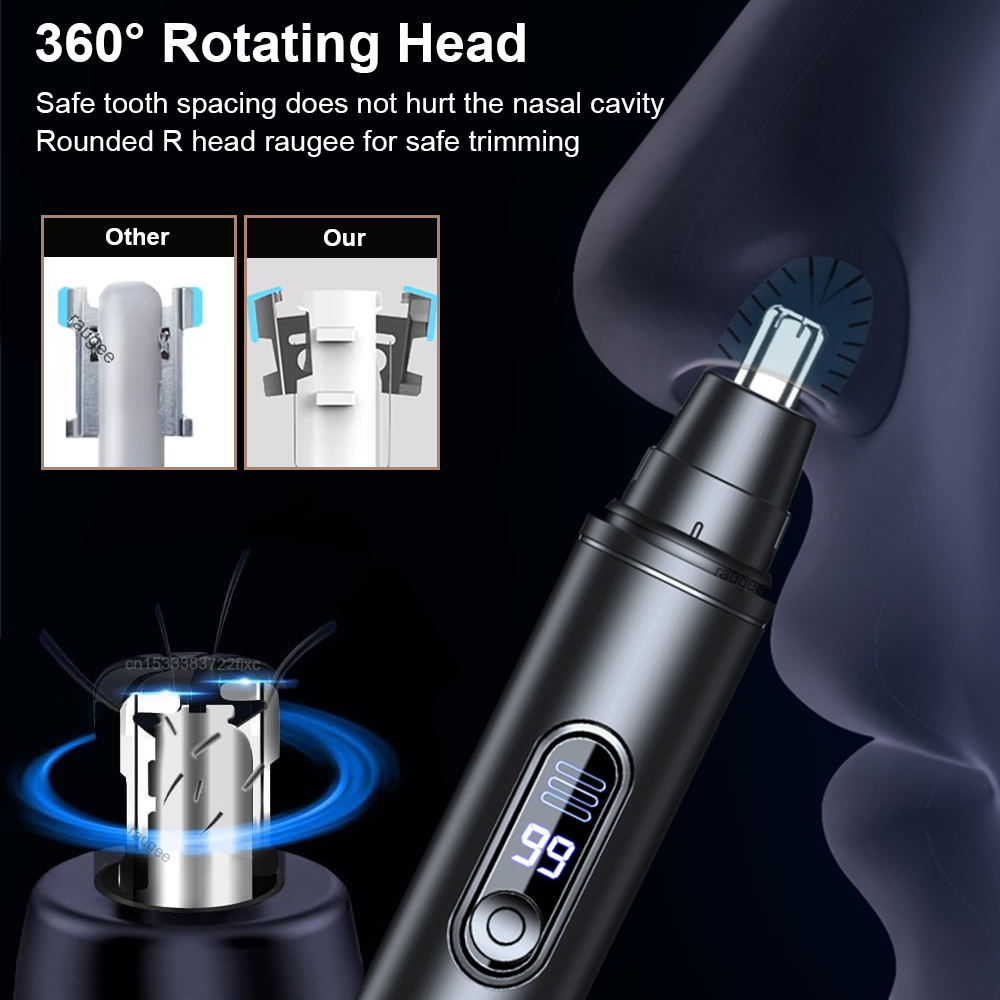Mini Nose Hair Trimmer Recharg - Nose Hair Trimmer 评论和价格