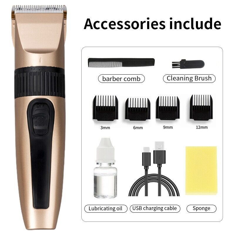 Professional Cordless Hair Cli - Grooming Men'S Hair 评论和价格