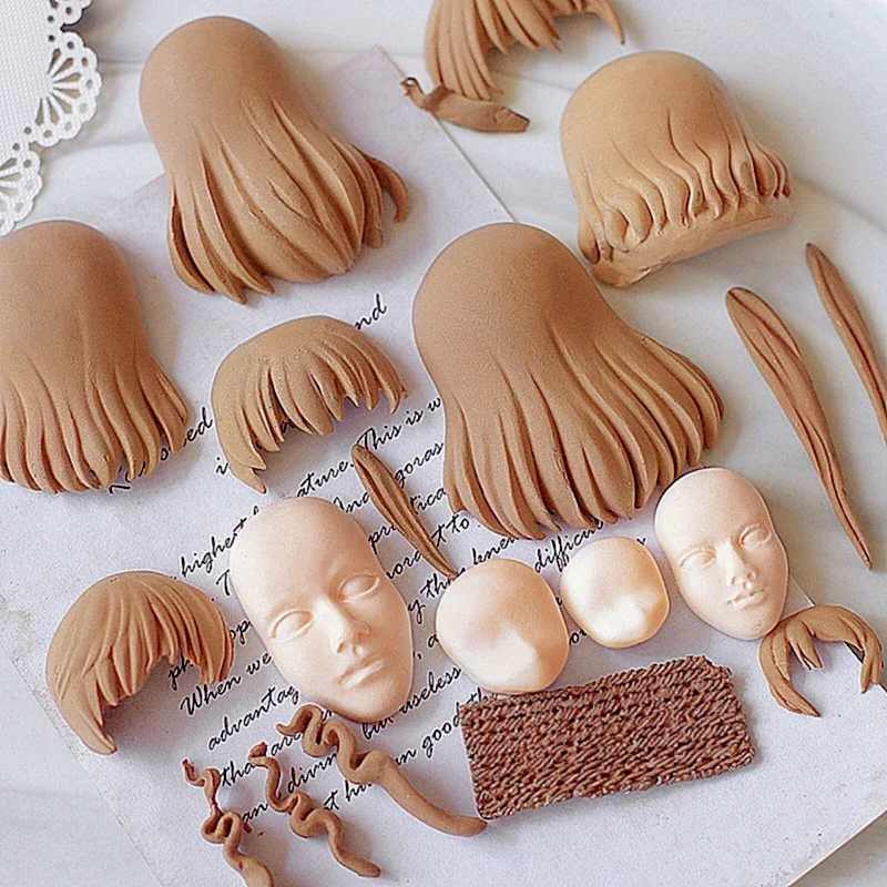 Hair Silicone Mold 3d Face Dec - Pomade Hair Clay 评论和价格