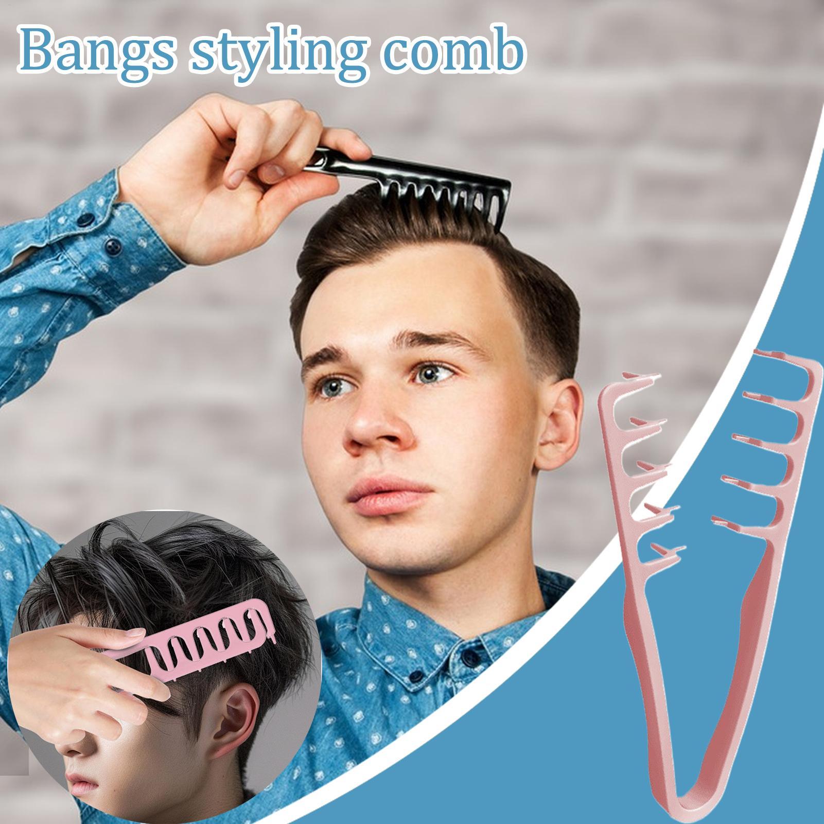 Wide Tooth Hair Comb Volumizin - Men'S Grooming Tool 评论和价格