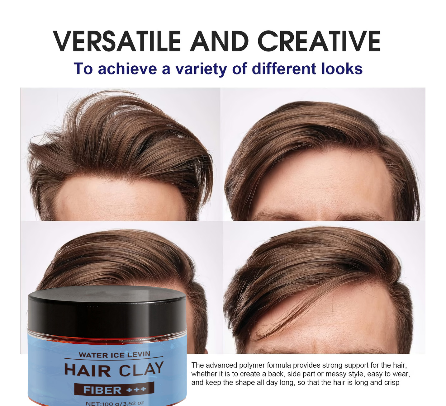 Biotin & Keratin Hair Clay for - Pomade Hair Clay 评论和价格