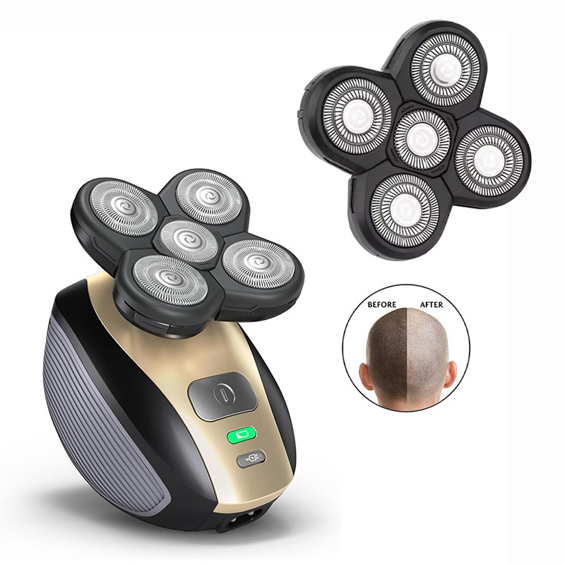 5 Blade Rotating Head for Head - Men'S Grooming Trimmer 评论和价格