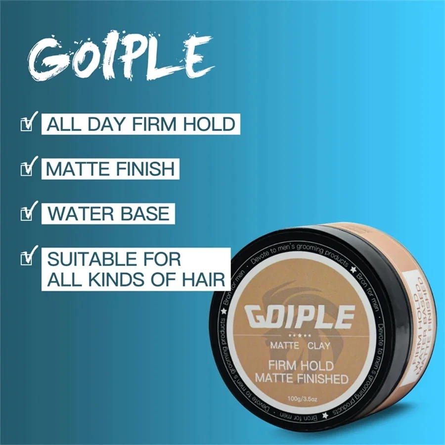GOIPLE All-Day Strong Hold Mat - Pomade Hair Clay 评论和价格