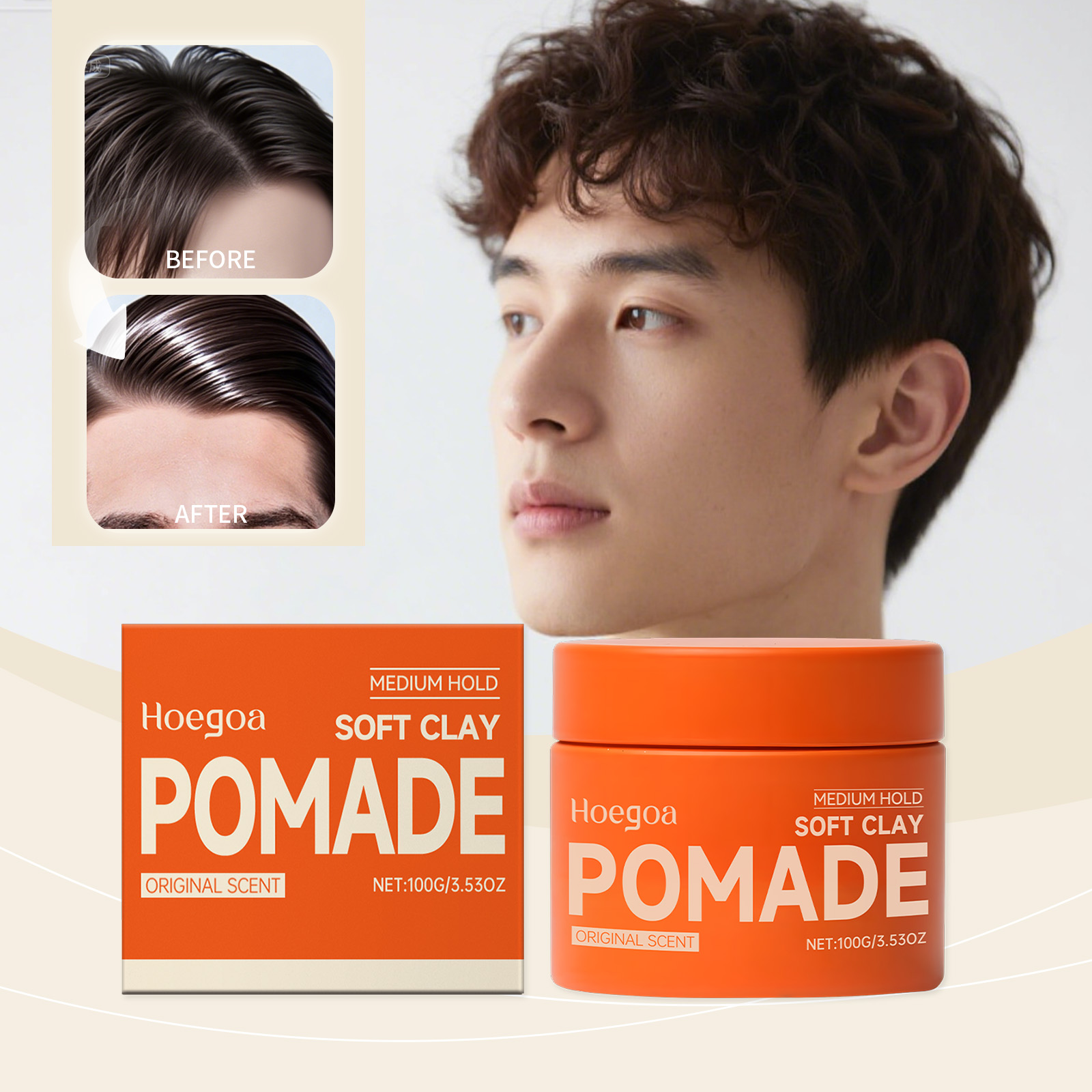 Original Hair Wax Long-Lasting - Pomade Hair Clay 评论和价格