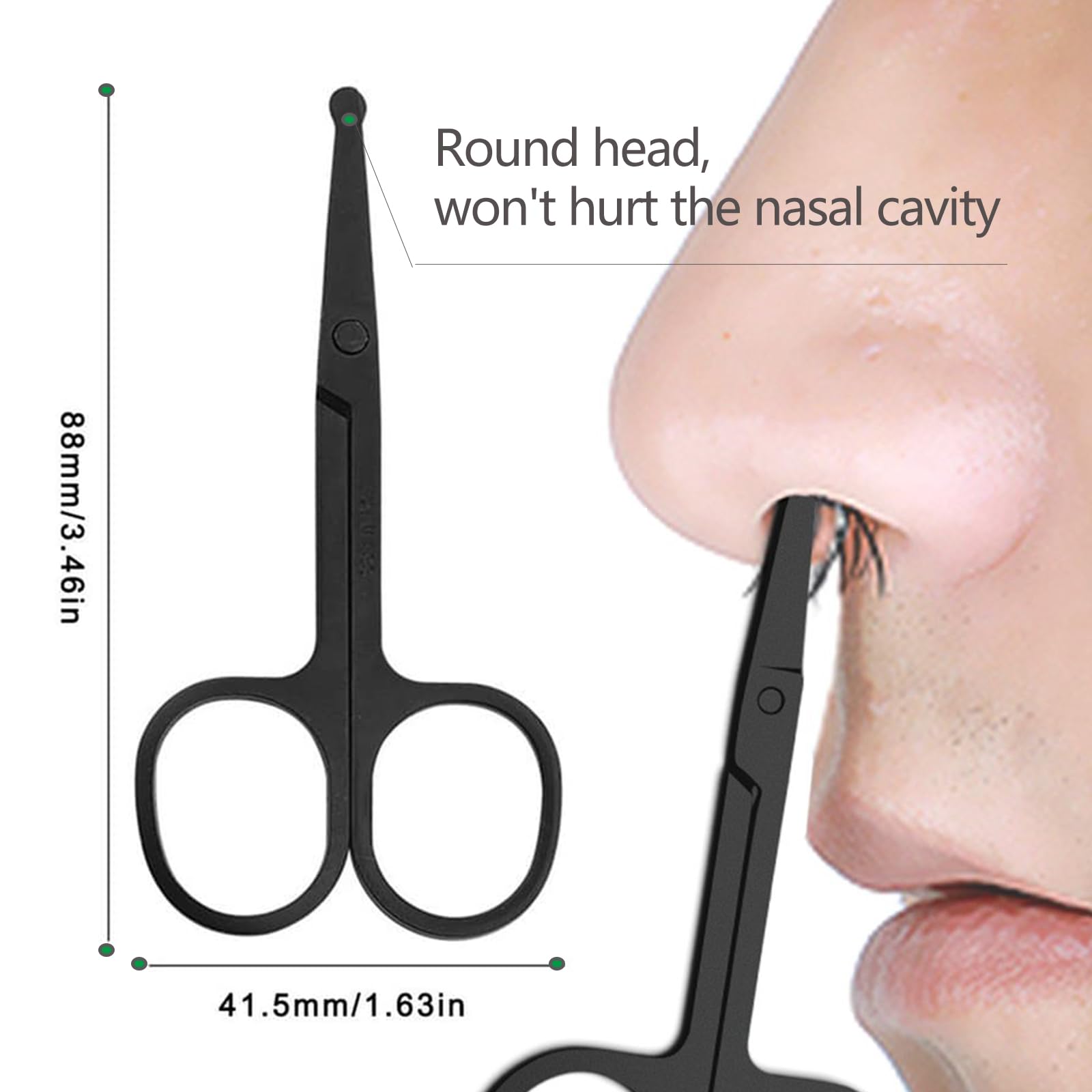 Eyebrow Scissors with Comb Fac - Men'S Grooming Facial 评论和价格