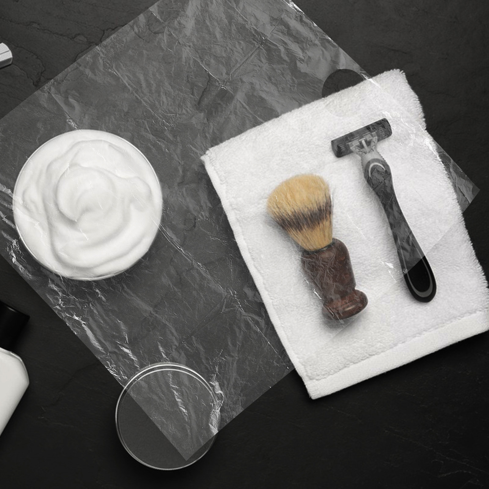 Disposable Shaving Bib for Men - Grooming Men'S Hair 评论和价格