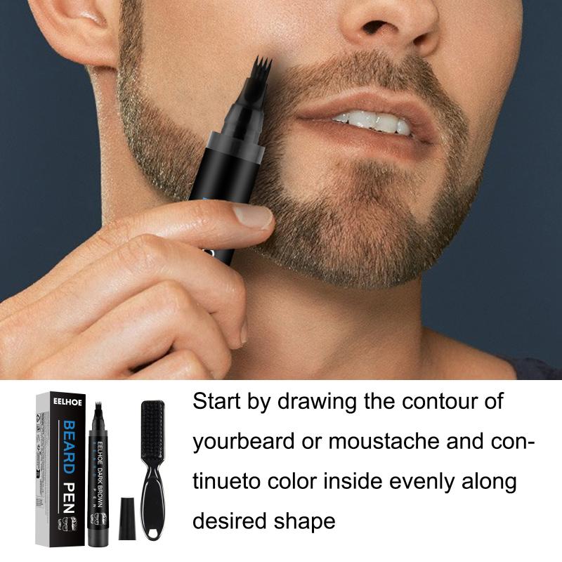 Four Head Beard Filler Pen Kit - Men'S Grooming Aftershave 评论和价格
