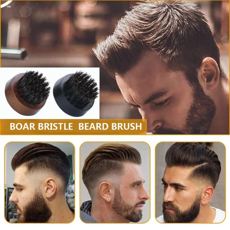 Beard Brush Man Boar Bristles  - Men'S Grooming Tool 评论和价格