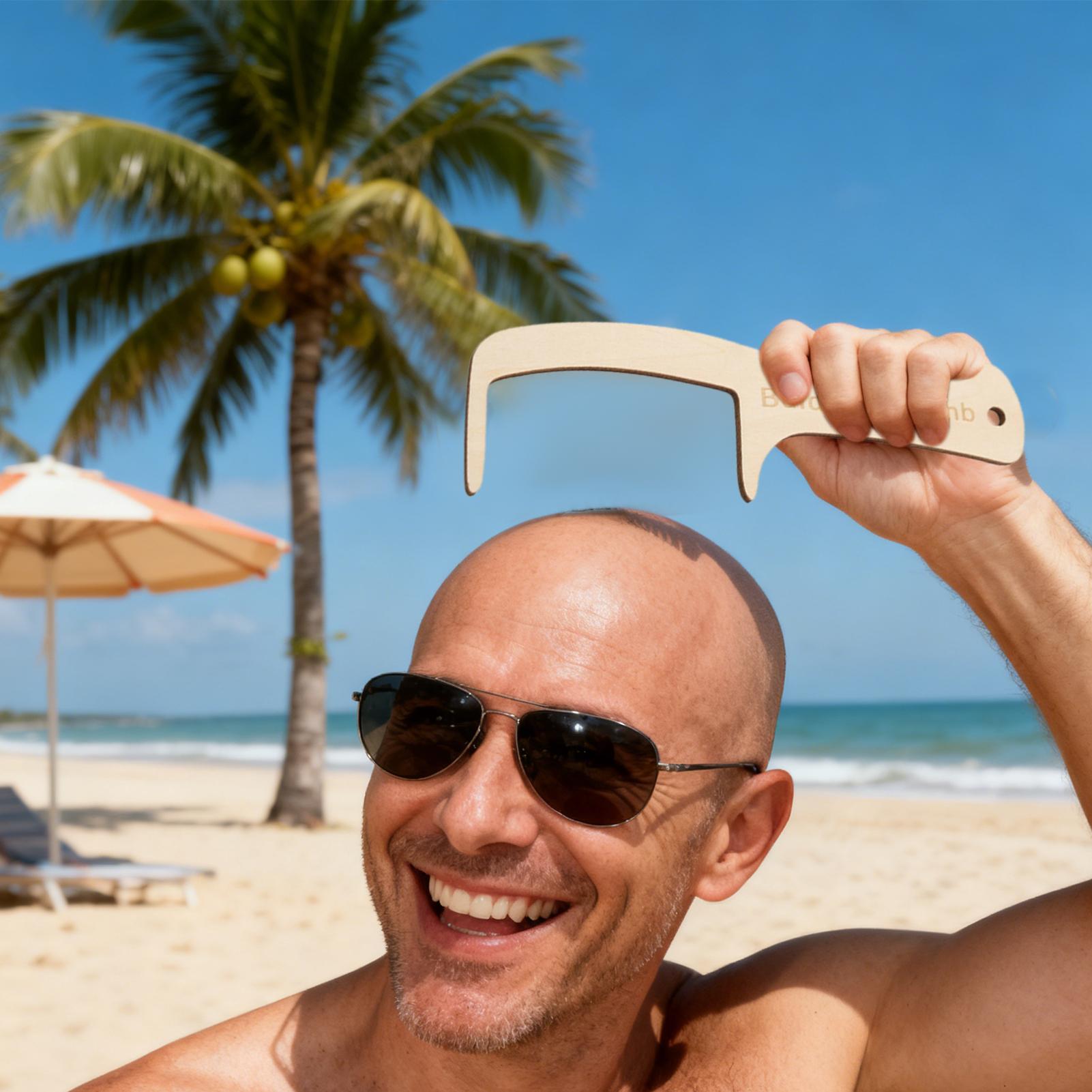 2pcs Funny Bald Man Grooming T - Men'S Grooming Tool 评论和价格