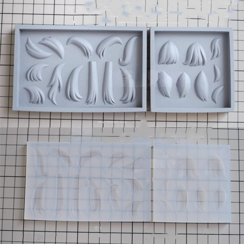 Hair Silicone Mold 3.5cm Face  - Pomade Hair Clay 评论和价格