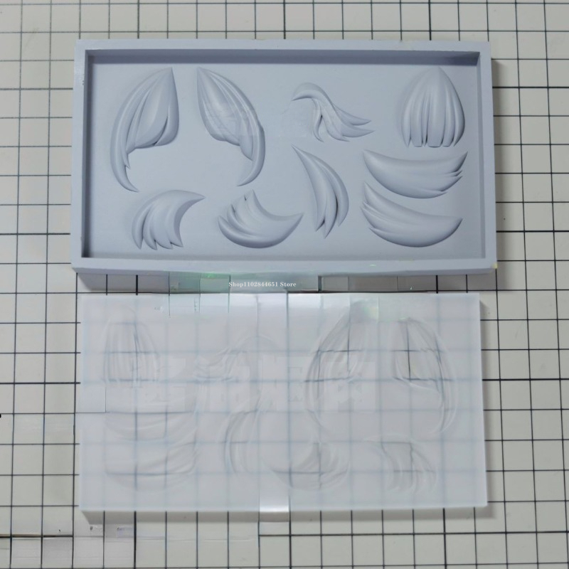 Hair Silicone Mold 3.5cm Face  - Pomade Hair Clay 评论和价格