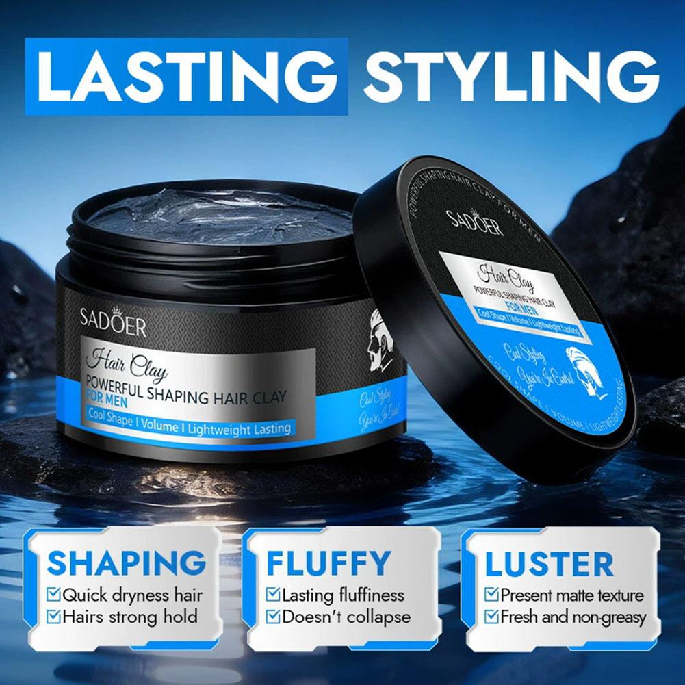 Men Strong Styling Hair Wax Lo - Pomade Hair Clay 评论和价格