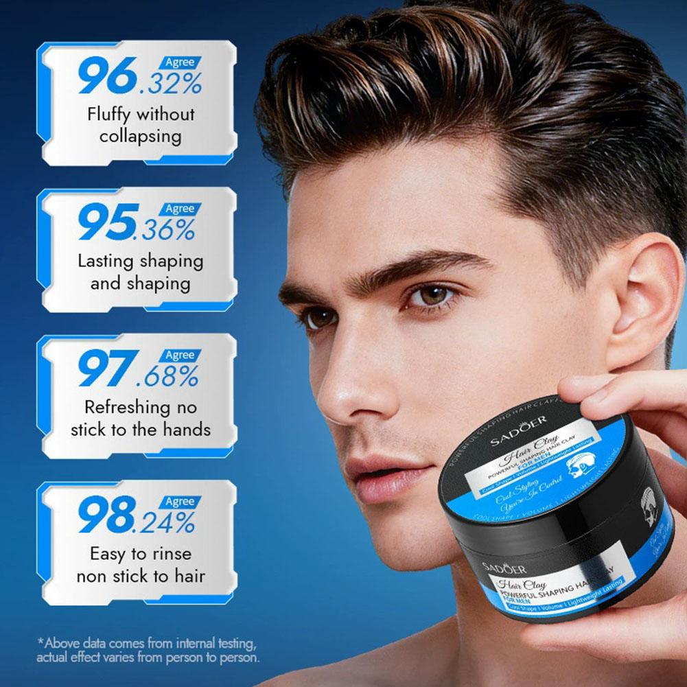 Men Strong Styling Hair Wax Lo - Pomade Hair Clay 评论和价格
